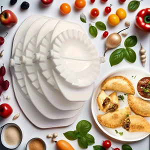 4 adet Diy hamur kalıp hamur basın hamur sarıcı kalıp Empanada pasta basın şekillendirici Pierogi yapımcısı - Product Image 3