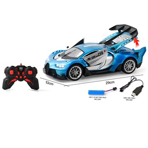 2024 New 1:16 Bugat Điều Khiển Từ Xa Tốc Độ Nhanh Xe Với Đèn, 6 Kênh RC Xe 3 Cửa Tự Động Mở, Lớn Giá Rẻ Đồ Chơi Xe Hơi - Product Image 3