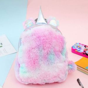 Mochila Escolar de Unicornio, Diseño Japonés y Coreano, Material de Felpa Impermeable, Unisex, Regalo para Niños - Product Image 3