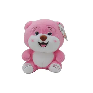 A04068 21cm pilihan hadiah yang sangat baik untuk hewan mewah mainan mewah premium 21cm beruang pelukan merah muda