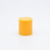 Bouteille de parfum en verre orange rectangulaire, 10 ml, coloré, emballage cosmétique, encolure en vis, rechargeable, en stock, 30ml
