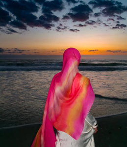 ड्रॉपशीपिंग कस्टम मुद्रित जातीय बन्ना वॉइल स्क्वायर स्कार्फ हिजाब महिलाओं के लिए मुस्लिम विभाग - Product Image 4