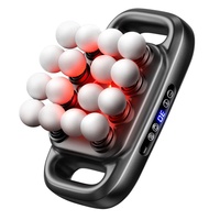 Pistola de Masaje Fascial Personalizada de 16 Cabezales ODM/OEM, Masajeador Corporal Multicabezal para Cintura y Piernas, Recargable, 9 Velocidades, 22800 rpm, Control de Tiempo