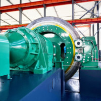Enrouleur à 4 cordes JKMD pour puits profond, capacité de levage 62T, 1500m, pour mines d'or