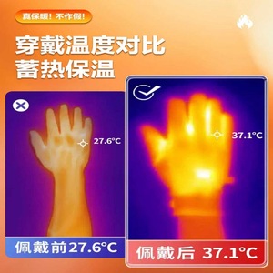 Guantes de seguridad de piel de vaca, puntas de los dedos texturizadas resistentes a la abrasión y engrosadas para resistencia al frío y protección a bajas temperaturas - Product Image 1