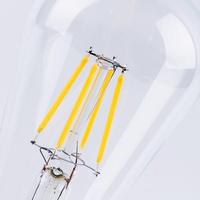 Ampoule LED à filament Edison vintage ST64 7W 1400LM haute luminosité, équivalent 100W, blanc chaud 2700K, E26 E27