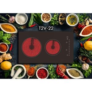 Placa de Cocción Radiante Integrada de 3400W con 2 Quemadores y Extractor Integrado, Alta Eficiencia y Características de Seguridad, Gran Venta 2025 - Product Image 1