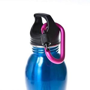 Custom #8 Durable Lightweight Custom Logo Keychain Hook Security Spring Gate Aluminum D Ring Locking Carabiner for Outdoor Use - Product Image 6