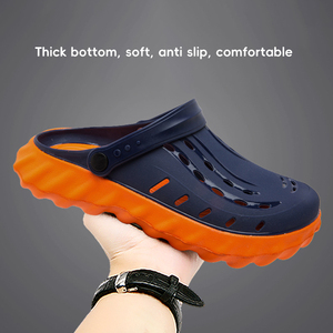 Sandalias de Verano con Diseño Nuevo, Antideslizantes, de EVA, Clásicas, para Jardín, Antideslizantes, para Caminar al Aire Libre, para Hombre - Product Image 4