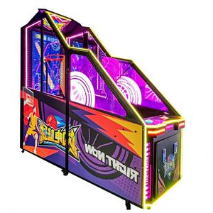 เครื่องเกมบาสเก็ตบอล LCD นับคะแนนแบบใหม่ พร้อมเหรียญหยอด เล่นแข่งขันได้ ของเล่นวิดีโอเกม อุปกรณ์บันเทิงสำหรับเมือง - Product Image 4