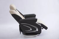 Sièges d'auto de qualité avion de luxe avec coussinets de jambes réglables électriquement et cuir respirant confort et style améliorés