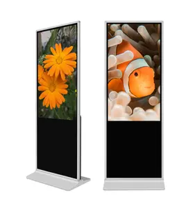50 Inch Floor Stand Touch Screen 3840*2160 4K Lcd Screen Panel Digital Signage Display Kiosk For Promotion