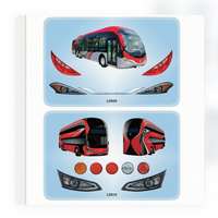 Ensemble de phares et feux arrière de bus (modèles LD007 LD026)