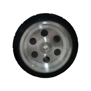 Agv Driving Drive Wheel 4 5 6 10 12 Inch Rubber Wheel