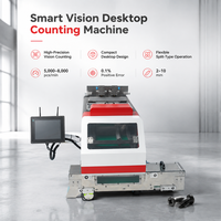 Compteur de vision artificielle de table 2-10 mm pour le comptage de pièces de précision, machine d'emballage pour broches, vis et composants électroniques
