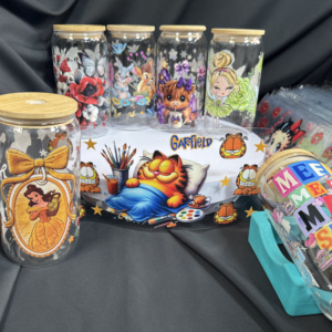 Pellicole UV DTF per Bicchieri di Alta Qualità, Resistenti ai Raggi UV, Facili da Trasferire, per Bicchieri Libbey - Product Image 1