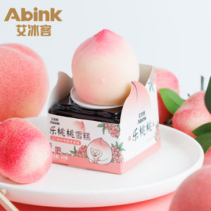 ถุงขนม Abink 3D รสพีชแสนอร่อย: ไอศกรีมคาปูชิโน่, แอนติพาสโต, ซุปเค้ก และนมช็อกโกแลตพร้อมวัตถุเจือปน - Product Image 4