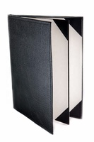 Porte-menu en cuir pour restaurant, taille personnalisée, couvertures de menu personnalisées