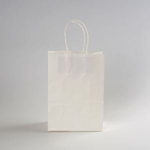 Eco-friendly Recycled Handles Paper Bags for Food Takeaway Custom Shopping Gift Craft Packaging Kraft Paper Bag with logo - Product Image 2