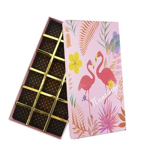 Revêtement Uv 2 Pièces Avec Diviseur/Noir Meilleure Vente Pas Cher Boîte De Cadburys Recycler Papier Cadeau <span class=keywords><strong>Chocolat</strong></span> boîtes - Product Image 5