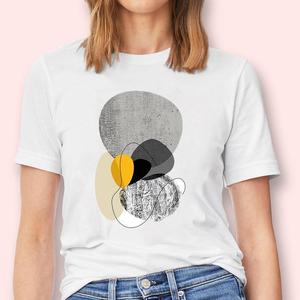 Nouveau T-<span class=keywords><strong>shirt</strong></span> pour femmes à motif géométrique, mode estivale, haut décontracté, style Harajuku, t-shirts graphiques, t-<span class=keywords><strong>shirt</strong></span> surdimensionné - Product Image 6