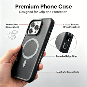 Custodia per telefono personalizzata <span class=keywords><strong>con</strong></span> <span class=keywords><strong>foto</strong></span> e bordi neri per <span class=keywords><strong>iPhone</strong></span> 18, 17/17PRO/16, retro rigido <span class=keywords><strong>con</strong></span> imbottitura morbida per protezione antiurto, all'ingrosso - Product Image 2