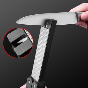 Afilador de Cuchillos en Forma de Abanico Hongrui Diamond <span class=keywords><strong>con</strong></span> <span class=keywords><strong>Esmeril</strong></span> y Mango de ABS, Ayudante de Cocina <span class=keywords><strong>con</strong></span> Diseño Antideslizante y Fácil de Usar - Product Image 3