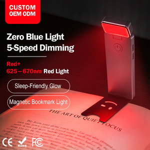Regalo Especial, Clip de Lectura con Protección Ocular Ecológico, Recargable, Portátil, USB Tipo-C, LED Magnético, Diseño de Marcador, Luz para Leer Libros - Product Image 1