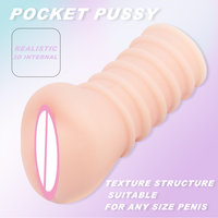 Masturbateur de poche réaliste pour hommes, en forme de vagin 3D, étanche, avec sensation de toucher réel, couleur personnalisée