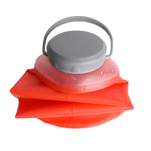 กระติกน้ำแบบพับเก็บได้ TPU,กระติกน้ำแบบ Bpa Free ขวดน้ำสำหรับปีนเขาปริมาณมาก1.5L - Product Image 6