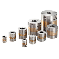 Accouplement Oldham en acier inoxydable 304 RSK-GHCG, conception coulissante PA66, type à pince, OD34mm, L34mm, alésage 5-16mm, résistance à la corrosion