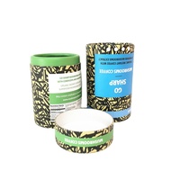 Empaque de Tubo de Papel Kraft Personalizado, Ecológico, para Café, Té, Cilindro de Papel Kraft Marrón, Caja de Tubo para Sushi