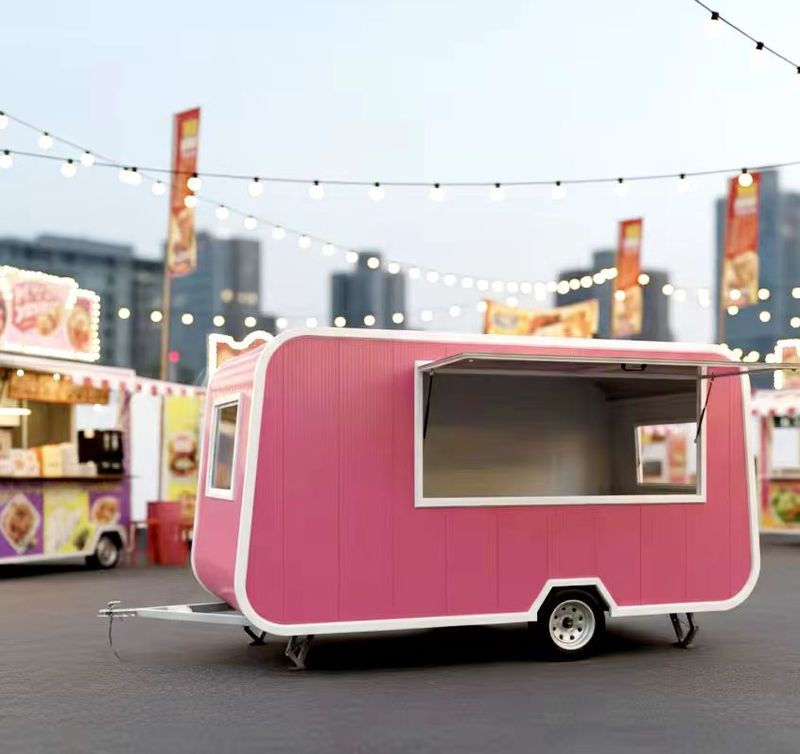 Commercial Multi functional Mobile Coffee Food