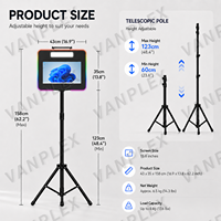 Machine Photobooth Portable DSLR avec Écran Tactile HD 15,6 Pouces et Trépied pour Fêtes, Mariages et Services de Location