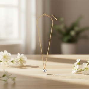 Collana in Acciaio Inossidabile con Diamanti, Gioielli Raffinati, Set da 12 Pezzi, Catena Dorata con Ciondolo Lungo per Donne - Product Image 2