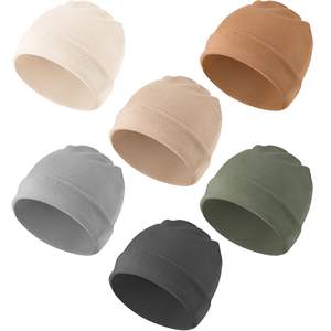Chapeaux pour bébés avec logo personnalisé, bonnets en coton pour prématurés, bonnets chauds pour prématurés, bonnets d'hôpital pour bébés prématurés, garçon et fille - Product Image 1