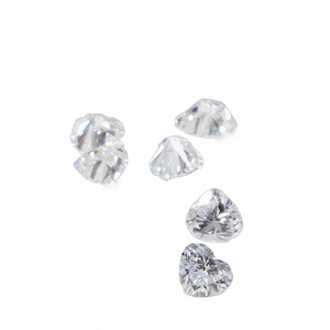 Diamant CVD en forme de cœur, taille coussin, 3mm 3.5mm 4mm 4.5mm, couleur D, pureté VS1, créé en laboratoire, Ratan International - Product Image 6