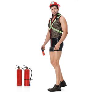Costume de pompier réfléchissant pour homme, sexy et amusant, en maille, idéal pour les soirées et clubs – Nouvelle collection MS, vente chaude - Product Image 2