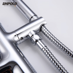 Interrupteur rotatif mitigeur de baignoire en laiton salle de bain support de sol robinet pour eau chaude et froide hôtel utiliser baignoire douche mélangeurs - Product Image 3