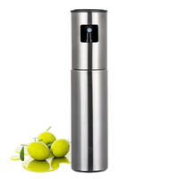 Distributeur d'huile automatique en acier inoxydable Wishome - Pulvérisateur d'huile d'olive sans contact, anti-fuite, pour la cuisine, qualité alimentaire