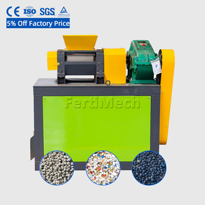 Machine de granulation à double rouleau directe en usine pour ligne de production d'engrais organique avec moteur 3 t/h capacité marque FertiMach - Product Image 1