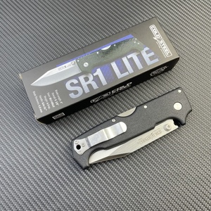 Coltello Tascabile da Esterno con Manico in ABS e Lama in Acciaio 8cr14mov, Coltello Pieghevole Portatile Leggero per Campeggio e Sopravvivenza - Product Image 4