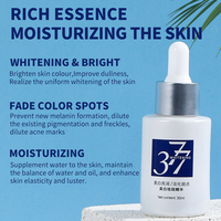 Sérum blanchissant rapide de 7 jours pour éliminer les taches de rousseur avec blanc 377 VC Arbutine Niacinamide Sérum blanchissant super puissant