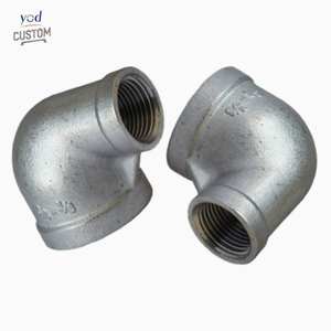 Coude de tuyauterie à 90 degrés en laiton/acier inoxydable 304 usiné CNC de précision Yod, haute pression, de 1/8 à 2 pouces NPT, pour ligne de gaz GPL, réaménagement de tuyauterie CVC - Product Image 1