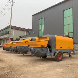 Pompe à béton électrique diesel sur <span class=keywords><strong>remorque</strong></span>, bétonnière avec pompe, machine à béton, pompes à béton télécommandées - Product Image 5