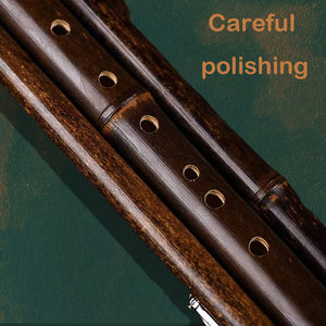 Hecho a mano de bambú púrpura <span class=keywords><strong>Hulusi</strong></span> instrumento Musical tradicional chino tres tonos doble vicio sonido cucurbitáceas patrón de <span class=keywords><strong>flauta</strong></span> - Product Image 4