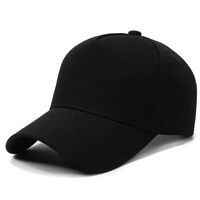 Gorra de Béisbol de Lona Lisa, Gorra de Béisbol Estructurada, Gorra con Visera Curva Ajustable, Admite Logotipo Personalizado, Gorra para el Sol para Exteriores