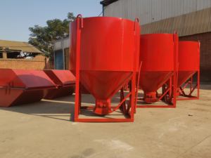 טעינת אתר בטון מרובע המגדל מנוף להרים דלי לבנים דלי מרגמה - Product Image 4