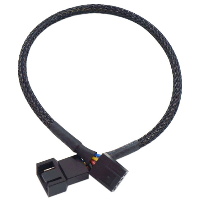 Cantell Pwm 4 Pin Fan Extension Cable 27cm/40CM/60CM/80CM