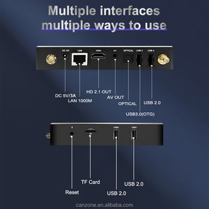 Decodificador de TV Android 14 <span class=keywords><strong>Premium</strong></span> con IA, Octa Core, 128GB, WiFi de Doble Banda, 8GB RAM, 8K Streaming, Amlogic S928X-K, OEM de Fábrica - Product Image 2